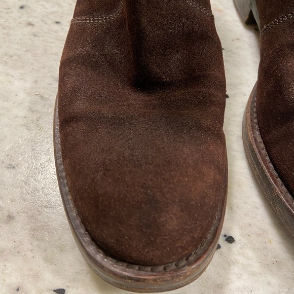 Gucci Labrador Cocoa Brown Suede Boots size 40.5 - Picture 12 of 13